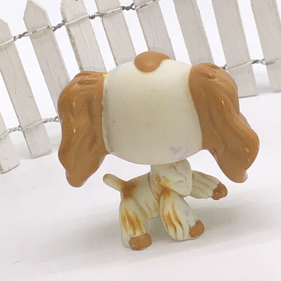 Littlest Pet Shop No # LPS Authentic Cocker Spaniel Dog Puzzle Green Eyes 2006 - Picture 3 of 7